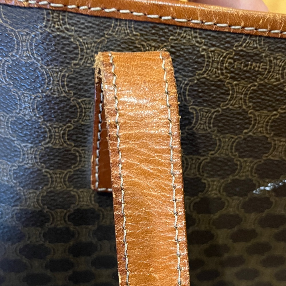 Celine Black and Brown Tote Bag - Picture 8 of 16